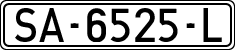 License plates of Spain, 1971 year series