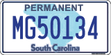 South Carolina, Permanent (AB12345)