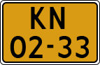License plate of the Netherlands, Military