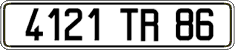 French license plate, FNI