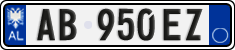 License plate of Albania, Cars (2011)