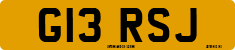 License plate of the United Kingdom, 1983 year system