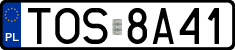 License plates of Poland, Regular car plates