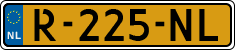 License plate of the Netherlands, Cars