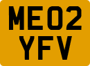 License plate of the United Kingdom, 2001 year system