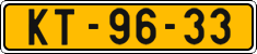 License plate of the Czech Republic, Commercial vehicles (1960)