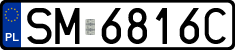 License plates of Poland, Regular car plates