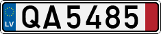 License plate of Latvia, Transit plates