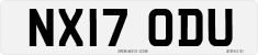 License plate of the United Kingdom, 2001 year system