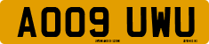 License plate of the United Kingdom, 2001 year system