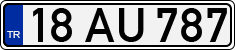 License plate of Turkey, Regular plates