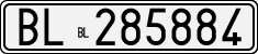 License plate of Italy, Cars (1927 year series)