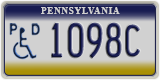 Pennsylvania, Vehicles for disabled persons
