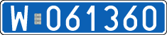 License plates of Poland, Diplomatic