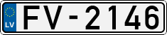 License plate of Latvia, Regular car plates