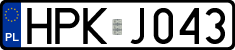License plates of Poland, Authorities