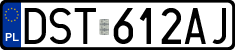 License plates of Poland, Regular car plates