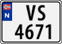 License plate of Norway, Trailers, motorcycles, special vehicles