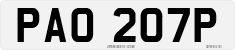 License plate of the United Kingdom, 1963 year system