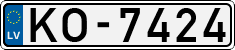 License plate of Latvia, Regular car plates