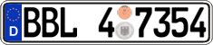 German license plate, Regional authorities