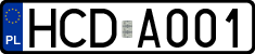 License plates of Poland, Authorities