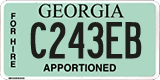 Georgia, Apportioned