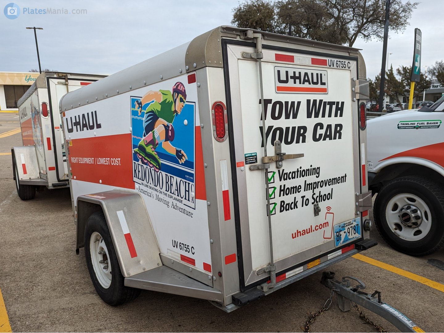 BF-9787, U-Haul 4' x 8' Cargo Trailer (UV) 