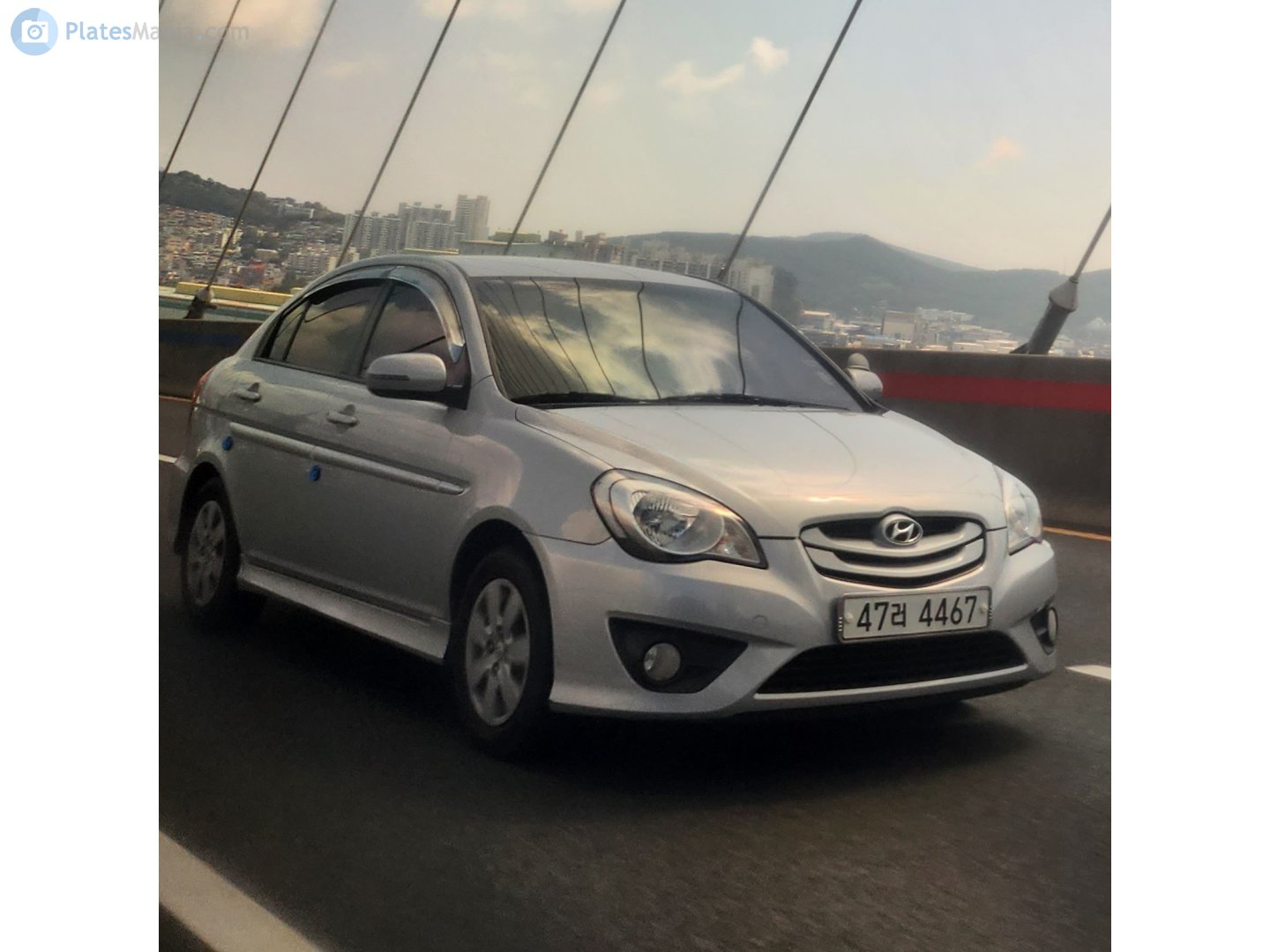 47러 4467, Hyundai Verna 2nd gen Sedan (MC), facelift, 2009–2010