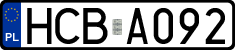 License plates of Poland, Authorities