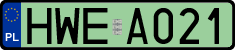 License plates of Poland, Authorities