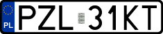 License plates of Poland, Regular car plates