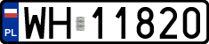 License plates of Poland, Regular car plates