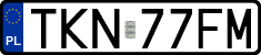 License plates of Poland, Regular car plates