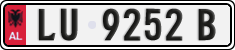 License plate of Albania, Cars (1993)