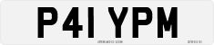 License plate of the United Kingdom, 1983 year system