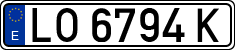 License plates of Spain, 1971 year series