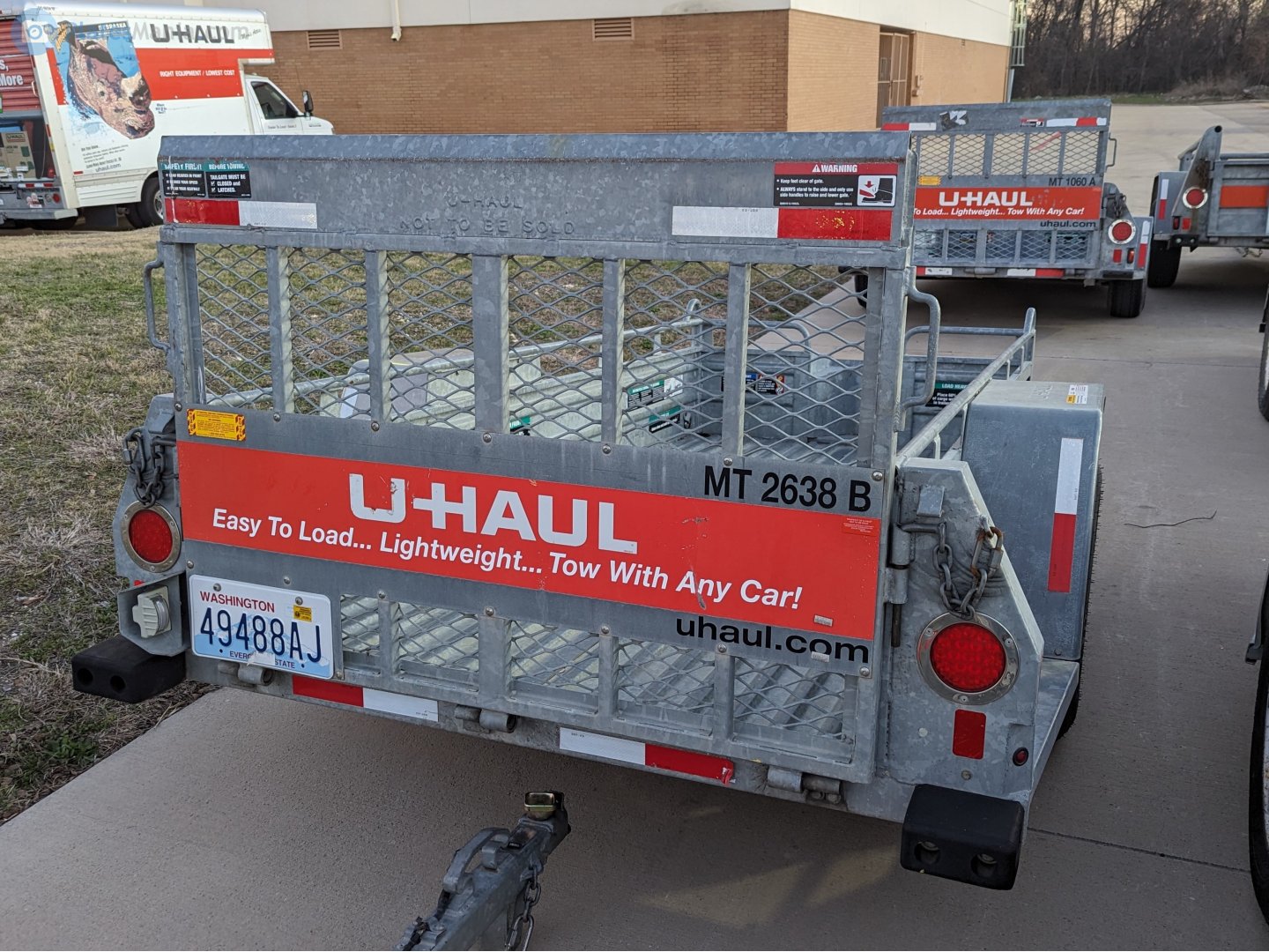 49488AJ, U-Haul Motorcycle Trailer (MT) 