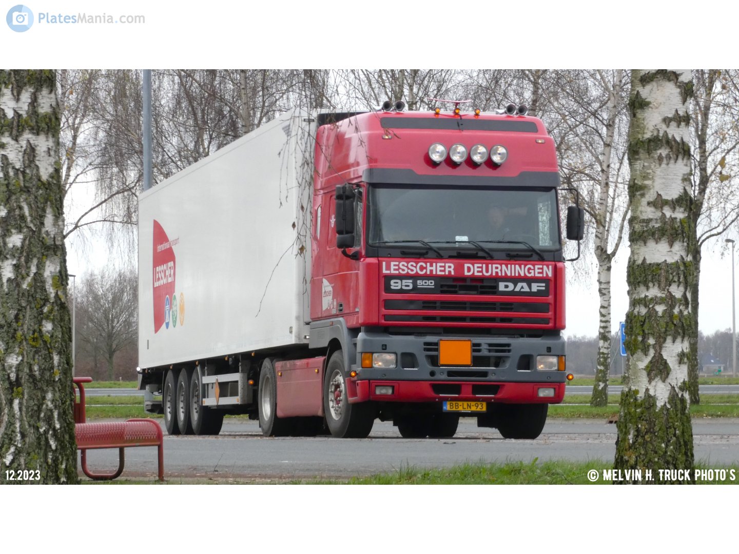 BB-LN-93, DAF 95 1st gen, 1987–1997