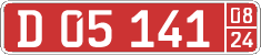 License plate of Kyrgyzstan, Diplomatic