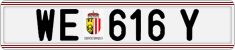 License plate of Austria, Regular plates
