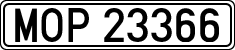 License plates of Spain, Official and military plates