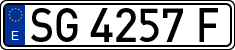License plates of Spain, 1971 year series