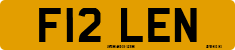License plate of the United Kingdom, 1983 year system