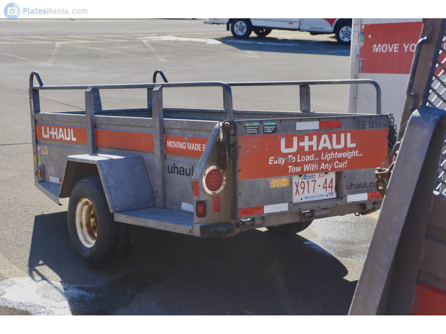 X917-44, U-Haul 4' x 7' Utility Trailer (FS) 