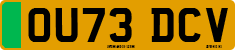 License plate of the United Kingdom, 2001 year system