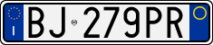 License plate of Italy, Cars (1994 year series)