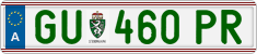 License plate of Austria, Regular plates