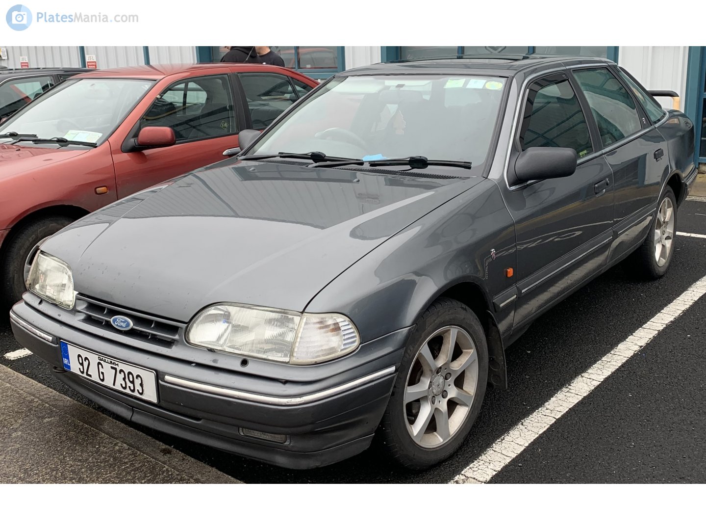 92-G-7393, Ford Granada 3rd gen Liftback (DE1; UK-market), facelift, 1992–1994