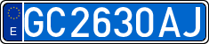 License plates of Spain, 1971 year series